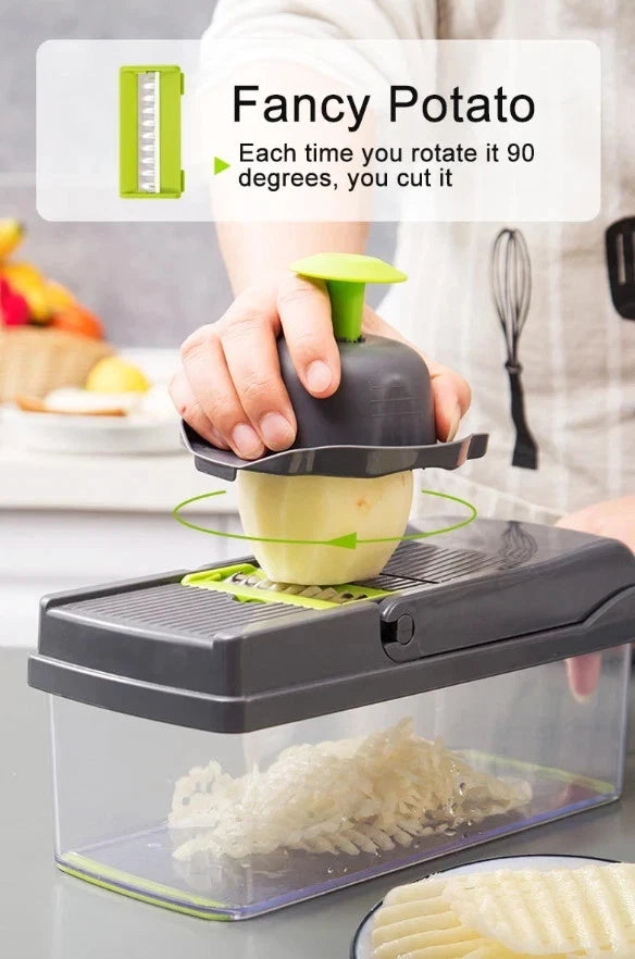 14-in-1 Vegetable Chopper & Mandoline Slicer