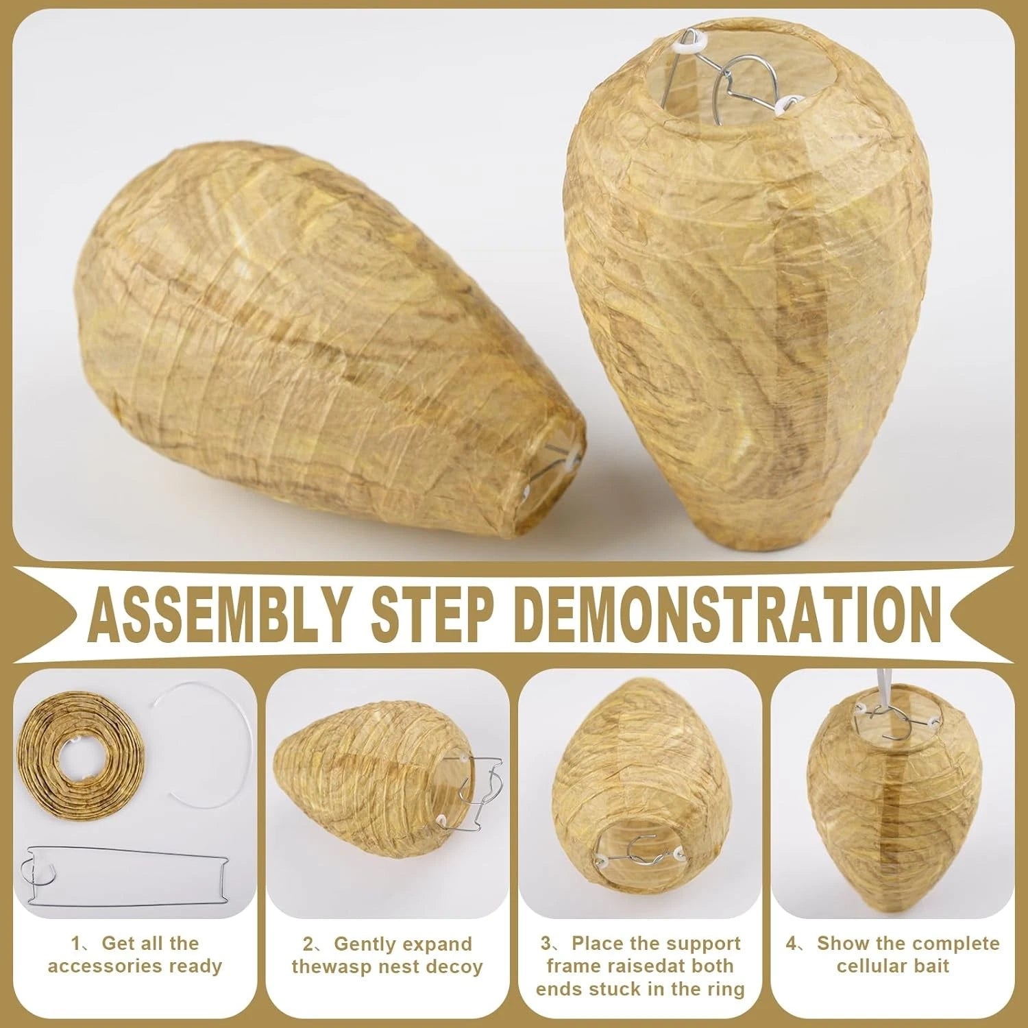 4-Pack Wasp Nest Decoy